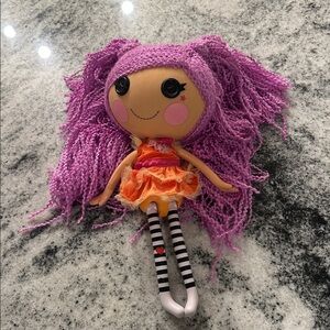 Lalaloopsy Peanut Big Top Full Size Yarn Purple Hair Big Doll Size 12" Kids Girl